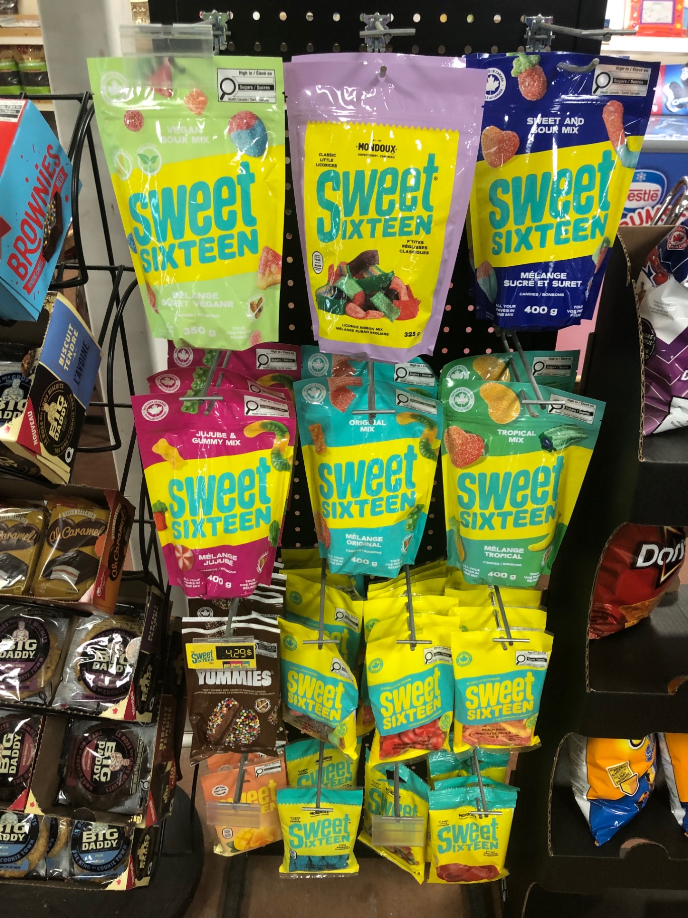 Sweet Sixteen candy selection