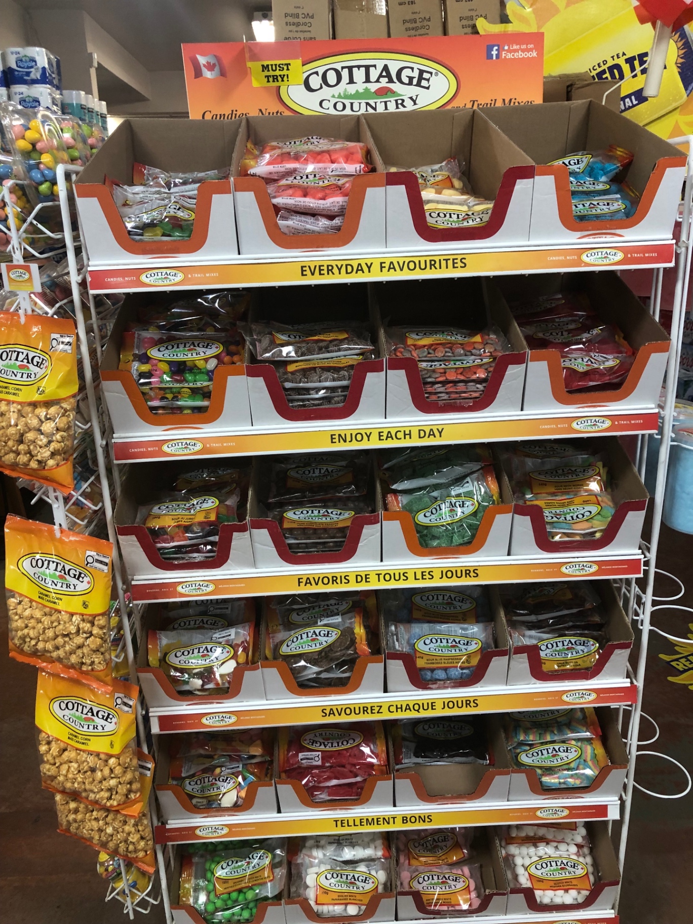 Cottage Country candies and trail mixes